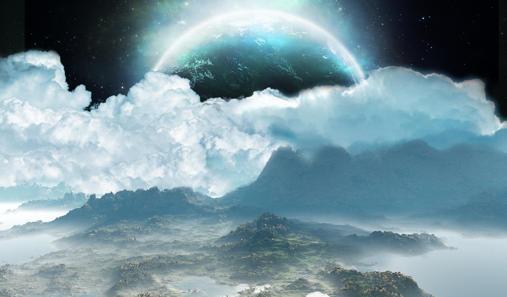 Остров среди облаков