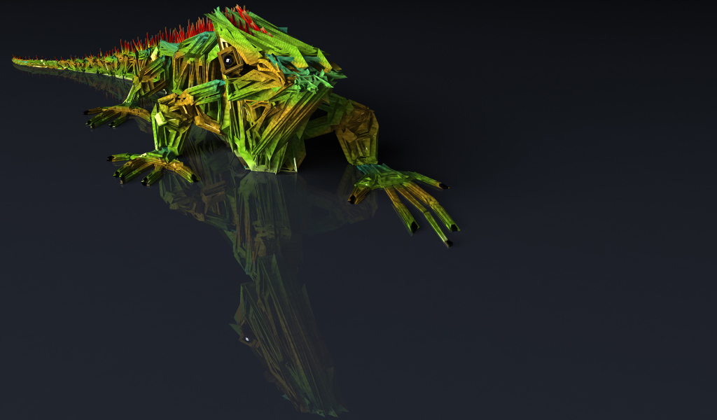 Ящерица хамелион