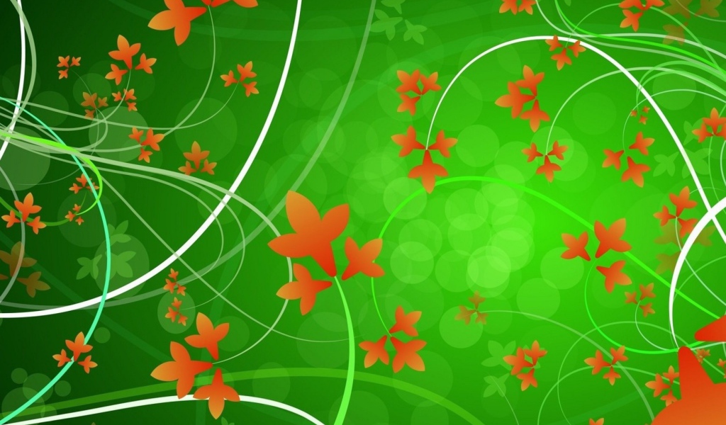 Оранжевые цветы