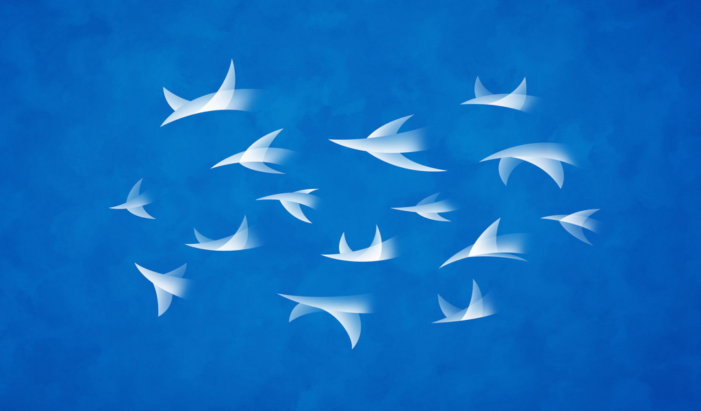 Бумажные птички