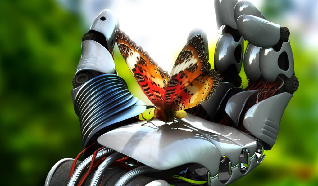 Бабочка на ладони