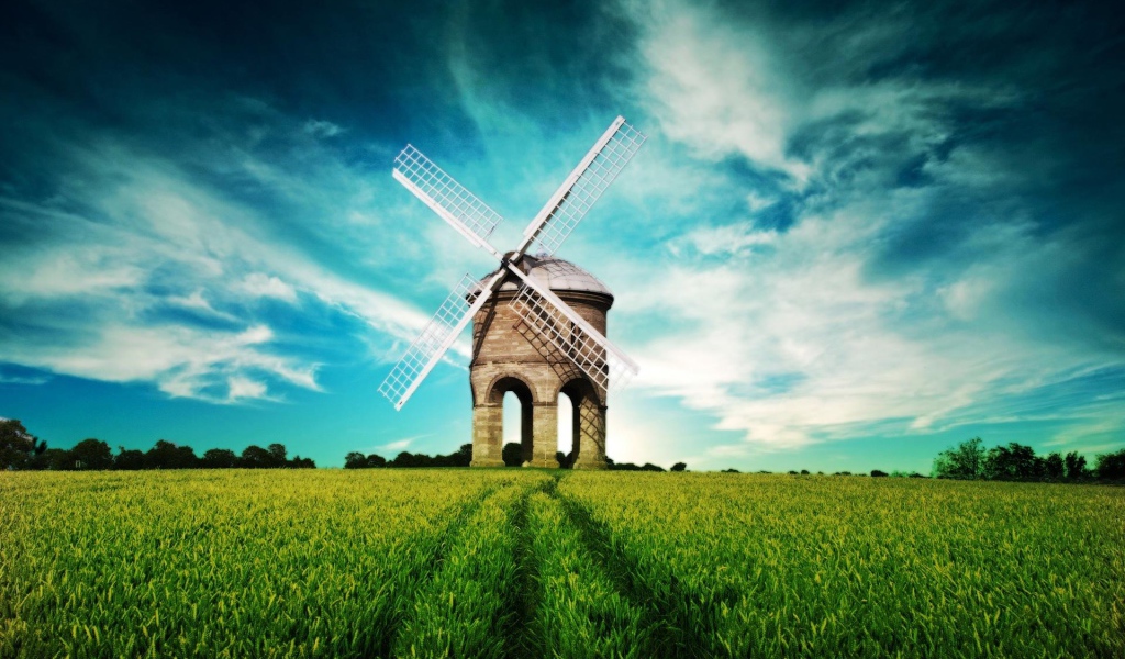 Необычная мельница