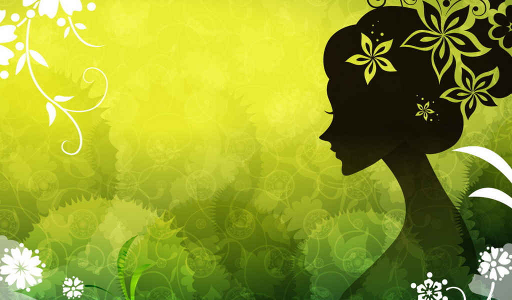 Женщина из цветов