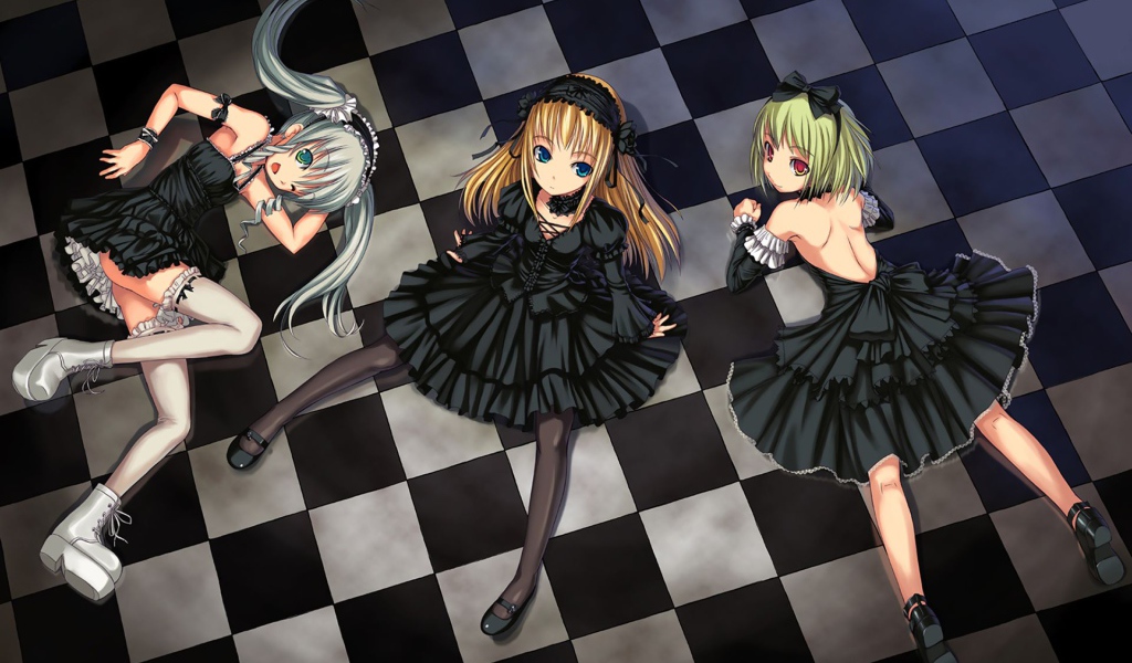 Клетчатый пол