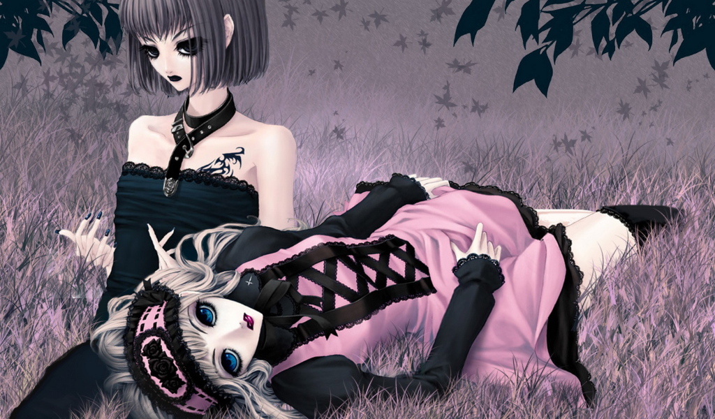 Подружки на траве