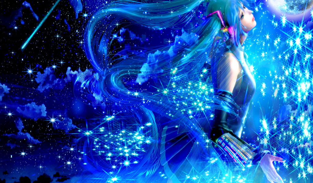 Девочка среди звезд