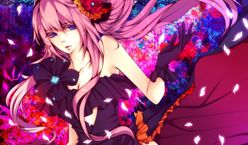 Девушка в вечернем платье