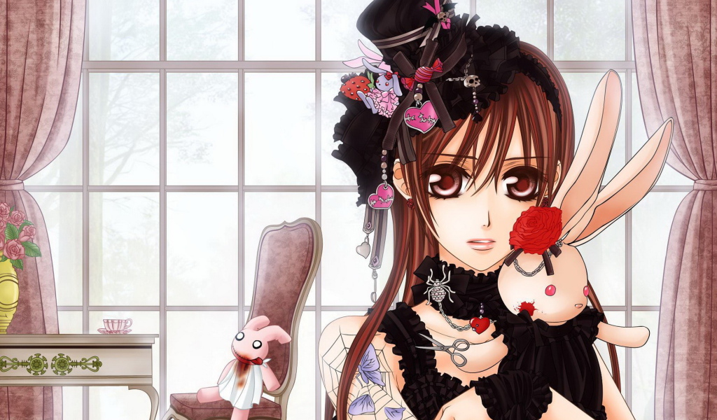 Девочка с игрушками