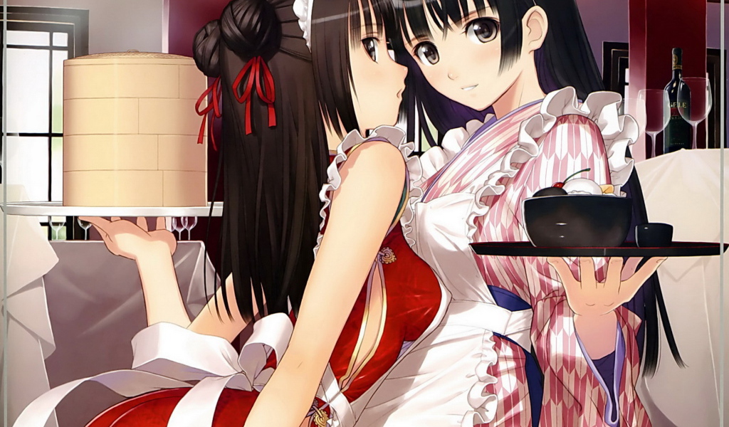 Девчонки - официантки