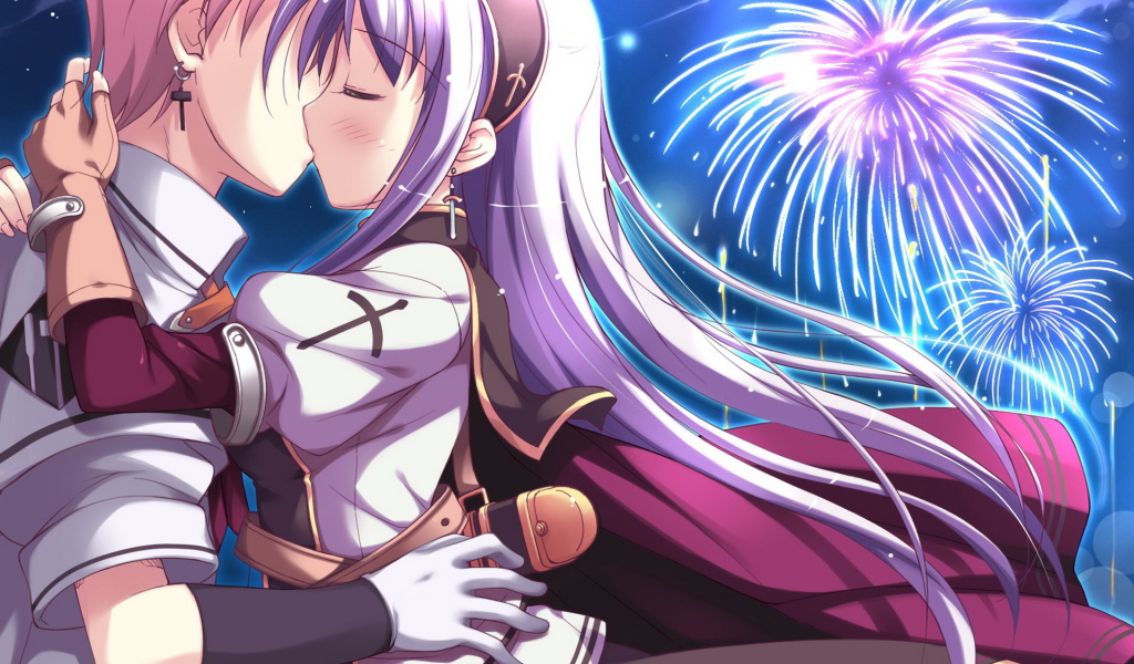 Страстный поцелуй