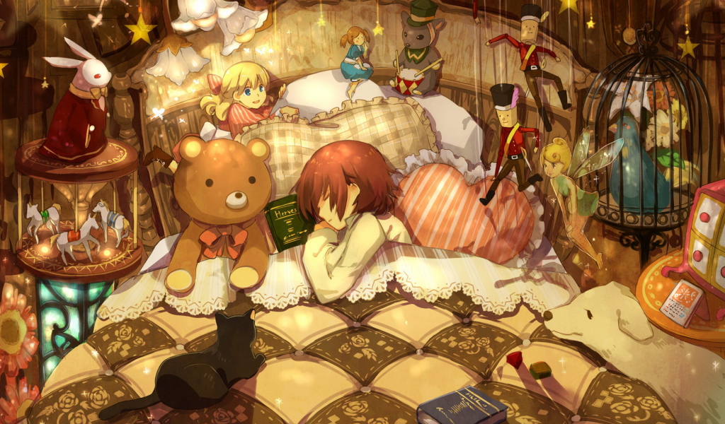 Спящая девочка