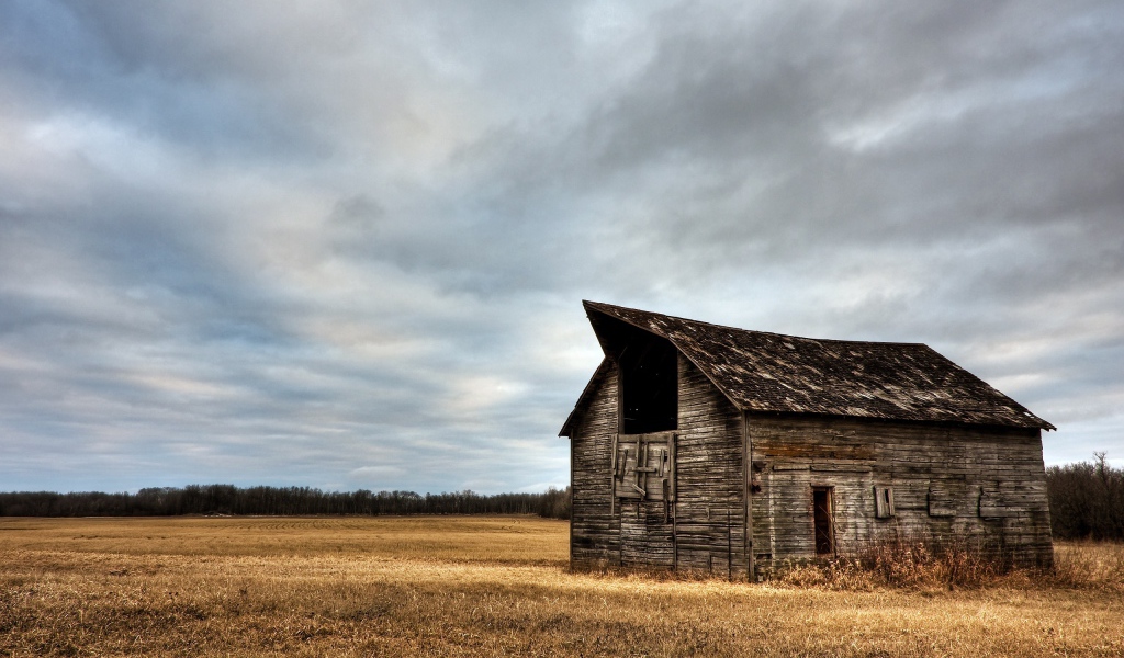 Сарай в поле
