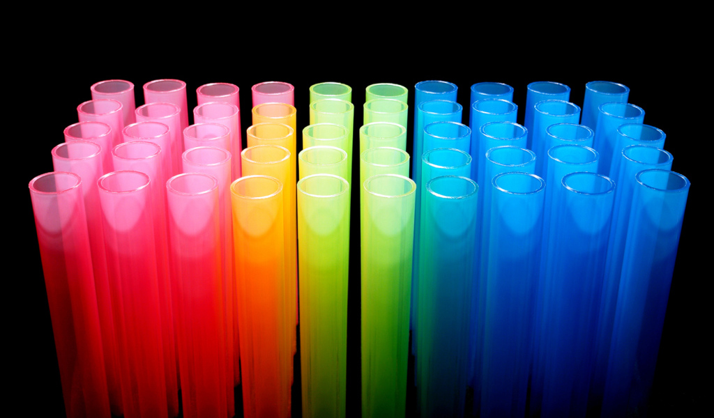 Разноцветные трубки