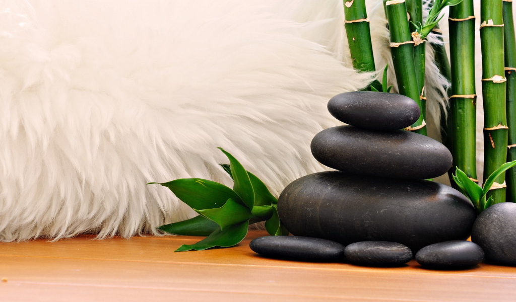 Мех, камни, тростник