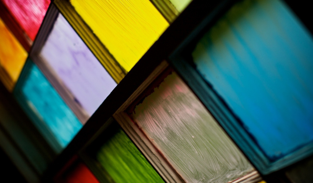 Разноцветные стекла