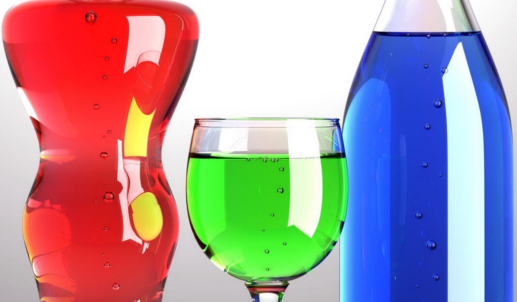 Разноцветные жидкости