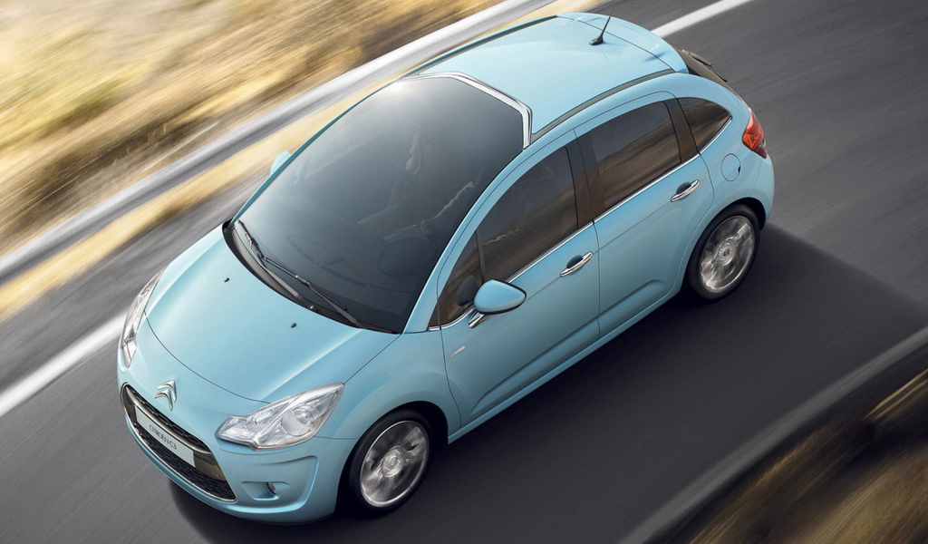 Ситроен С3 вид сверху