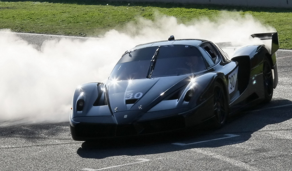 Феррари FXX на гонке