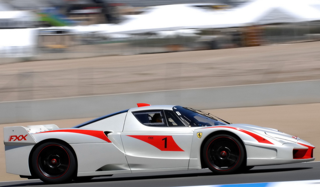 Феррари FXX на гонке