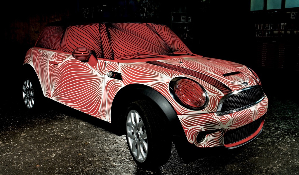 Аэрография Mini Cooper