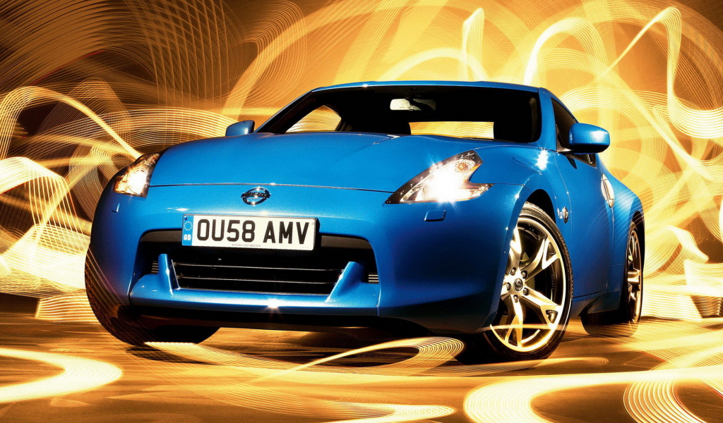 Голубая мечта Ниссан 370z