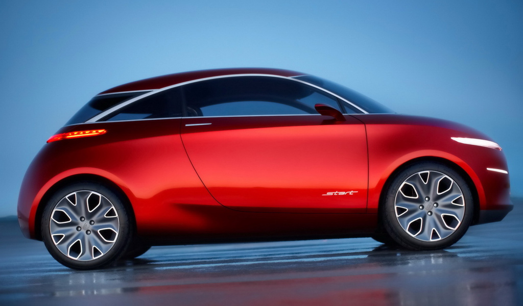 Форд Старт Концепт в красном цвете