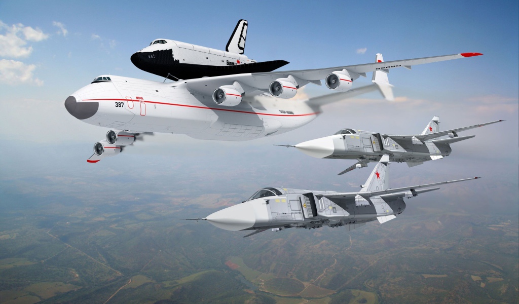 Ан-225, Буран, Су-24