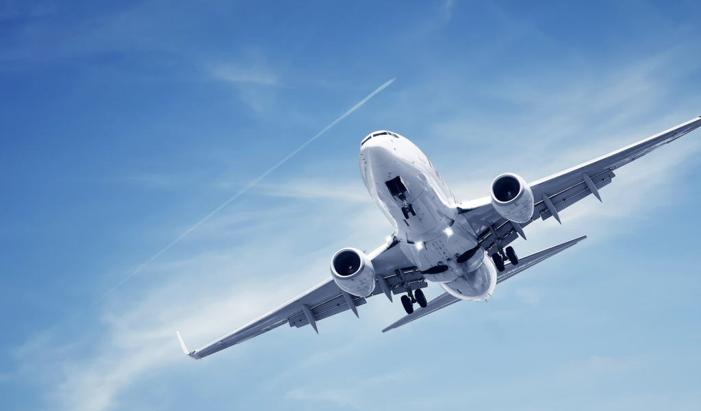 Боинг на посадке