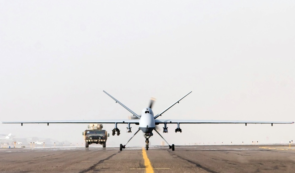 Взлет беспилотника