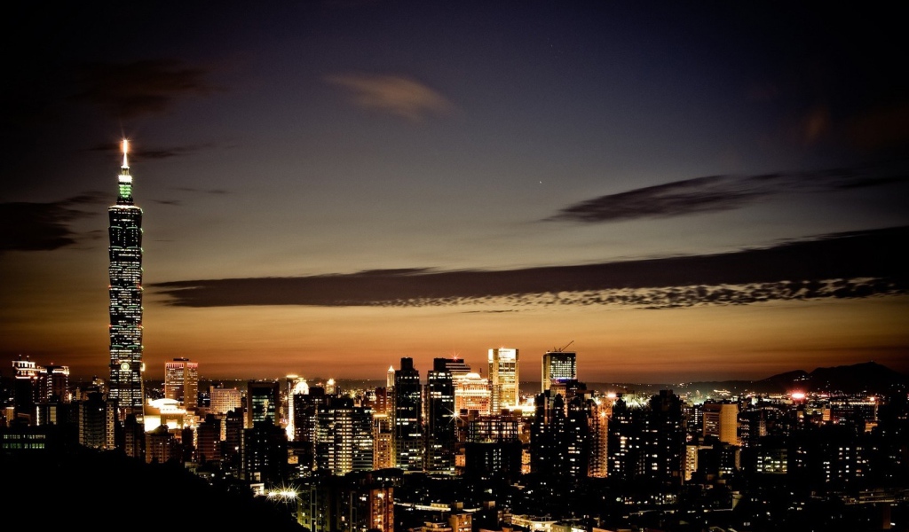 Тайбей, небоскребы