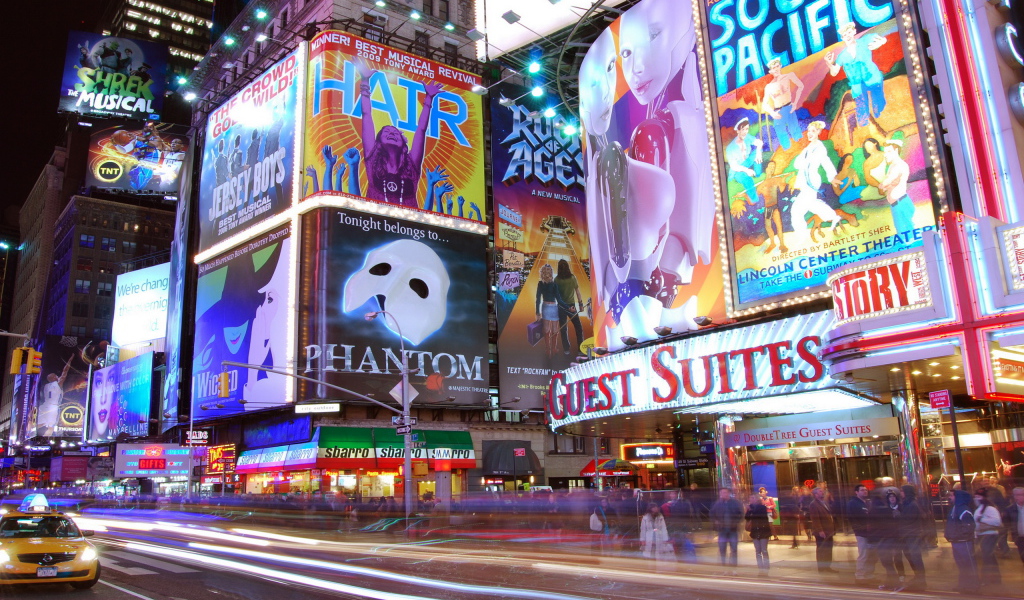 Tаймс Cквер. Hью-йорк