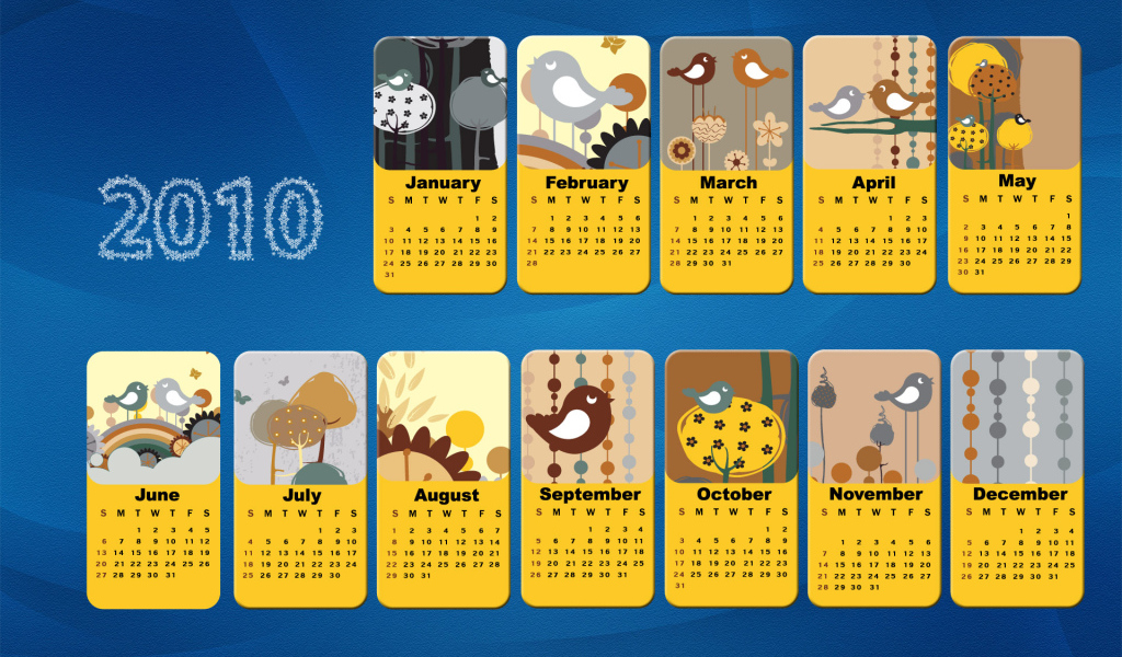 Календарь на 2010 год