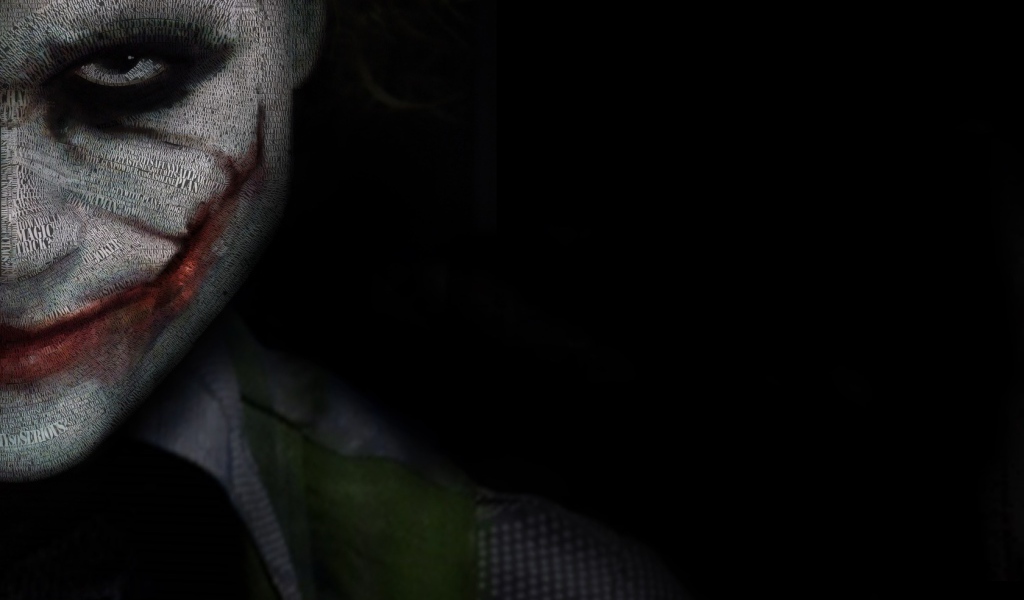 Изображая улыбку Джокер