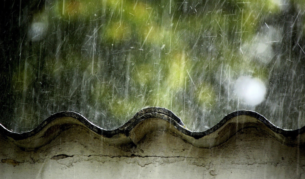 Дождь по крыше