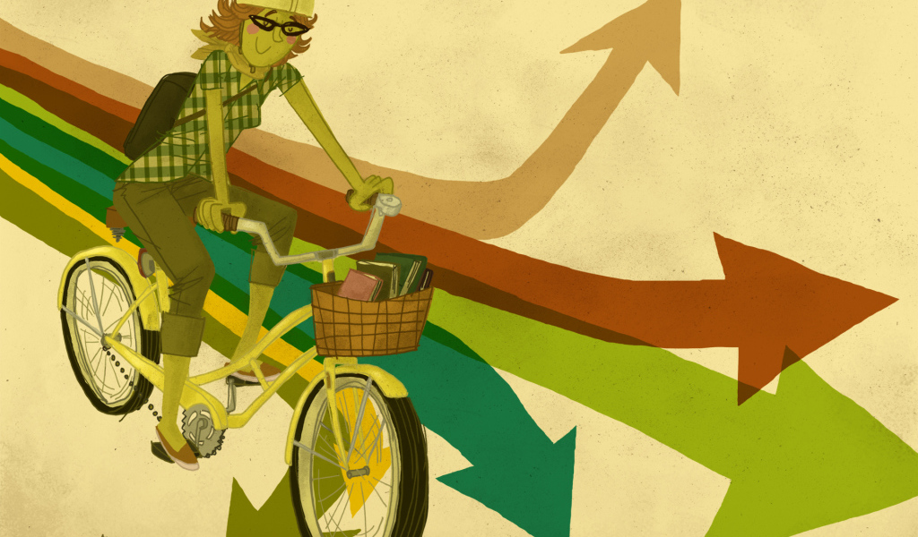 Поездка на велосипеде