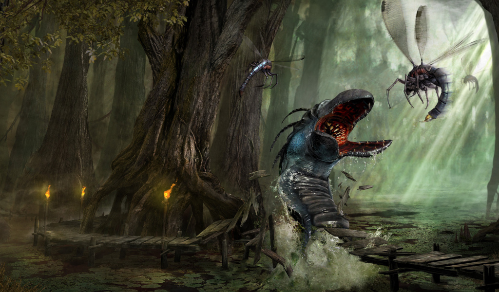 Монстр обитатель болот