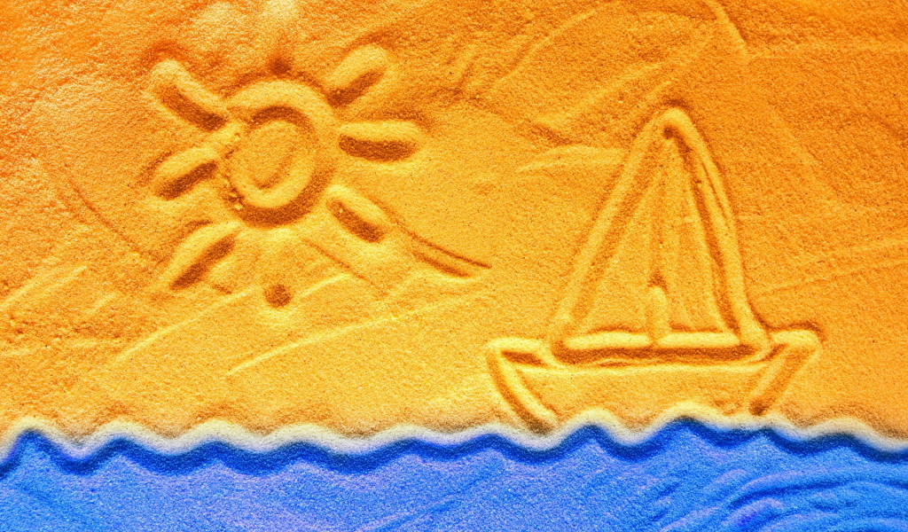 Песок и море