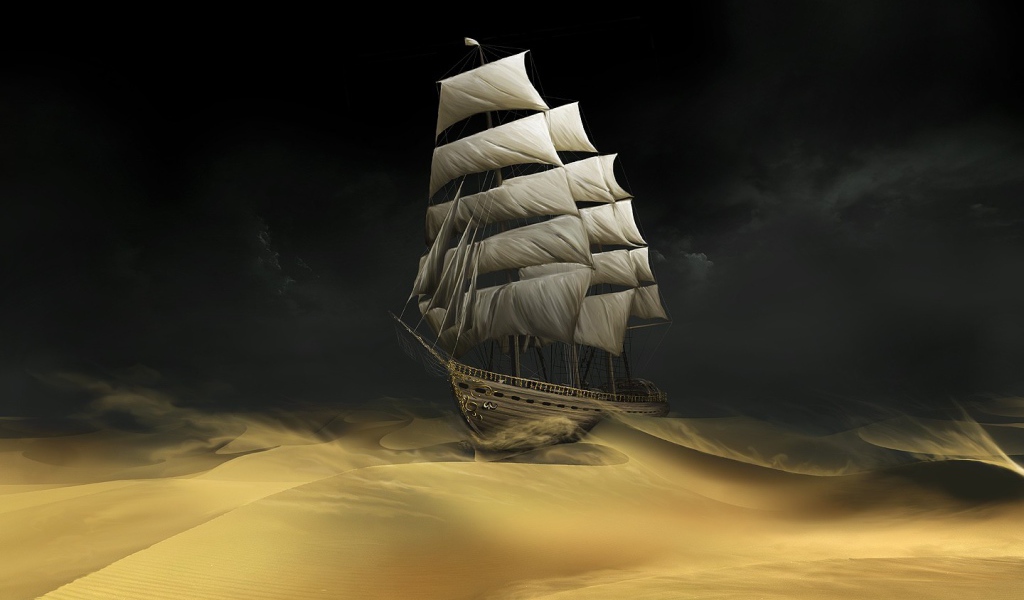 Корабль в пустыне