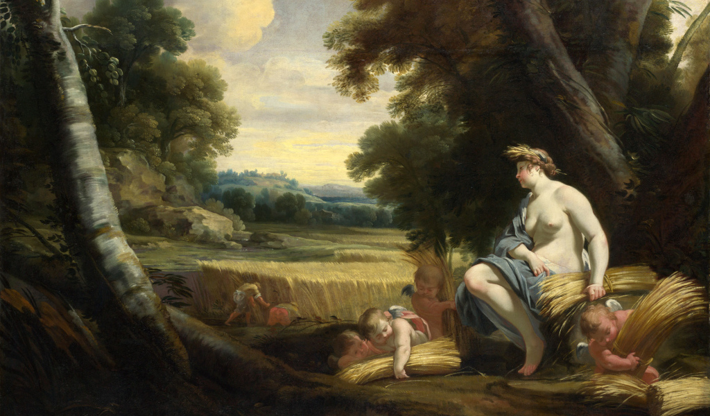 Живопись Дети на поле