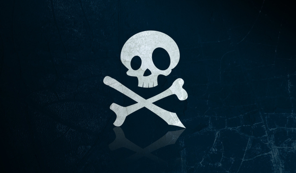 Кости и череп Веселого Роджера