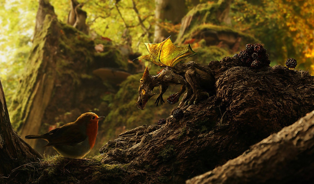 Птица и дракон