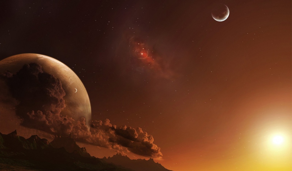 Закат на Пандоруме