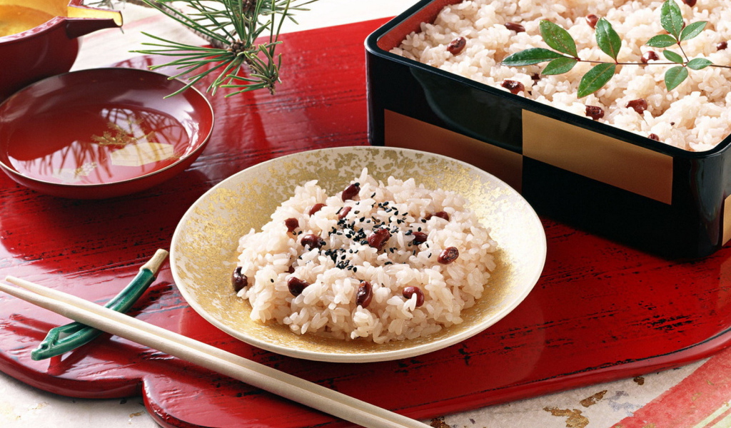 Рис с фасолью