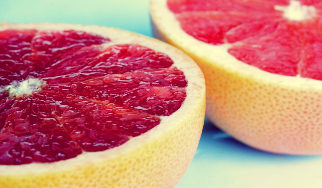 Кусочки грейпфрута