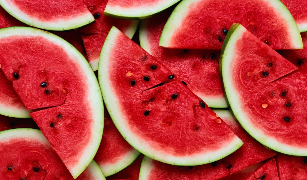 Арбузные кусочки