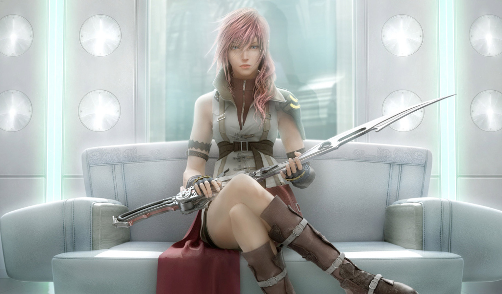 Final Fantasy Девушка с мечом