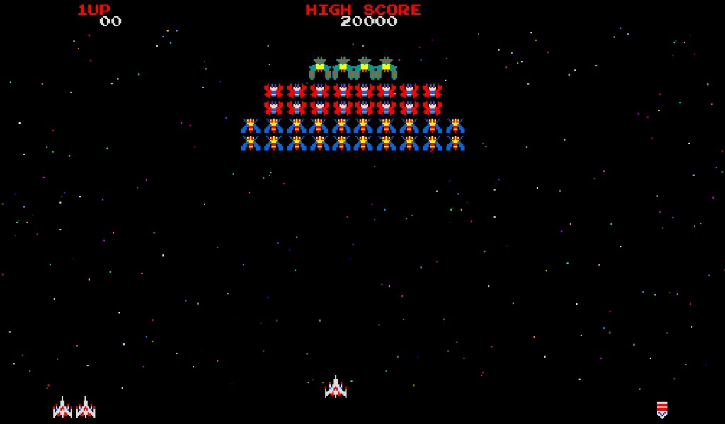 Galaxian Galaga Nintendo Dendy NES