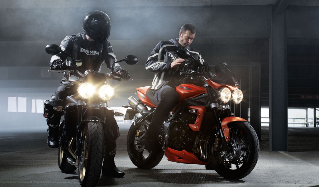 Новый байк Триумф Speed Triple