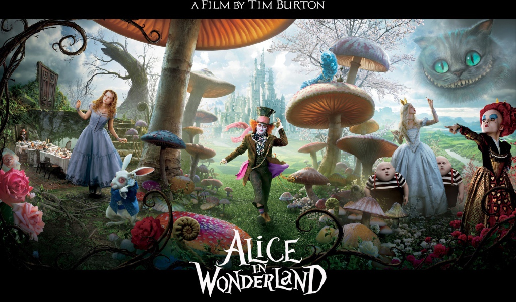 Алиса в стране чудес фильм 2010