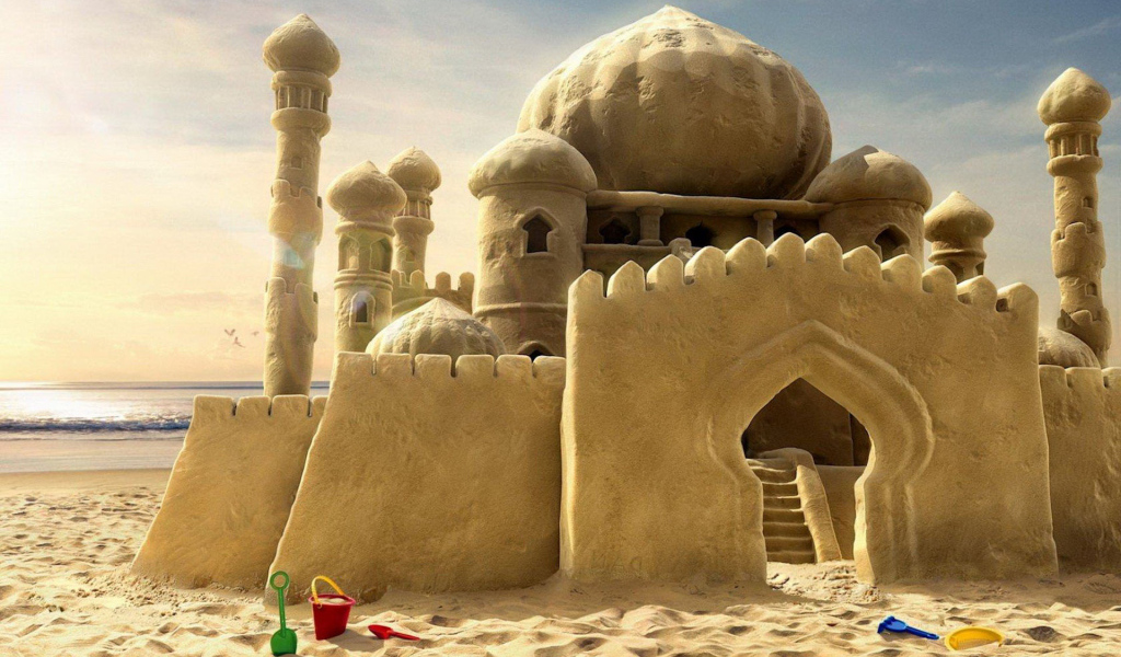 Дворец из песка